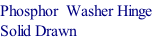 Phosphor  Washer Hinge Solid Drawn